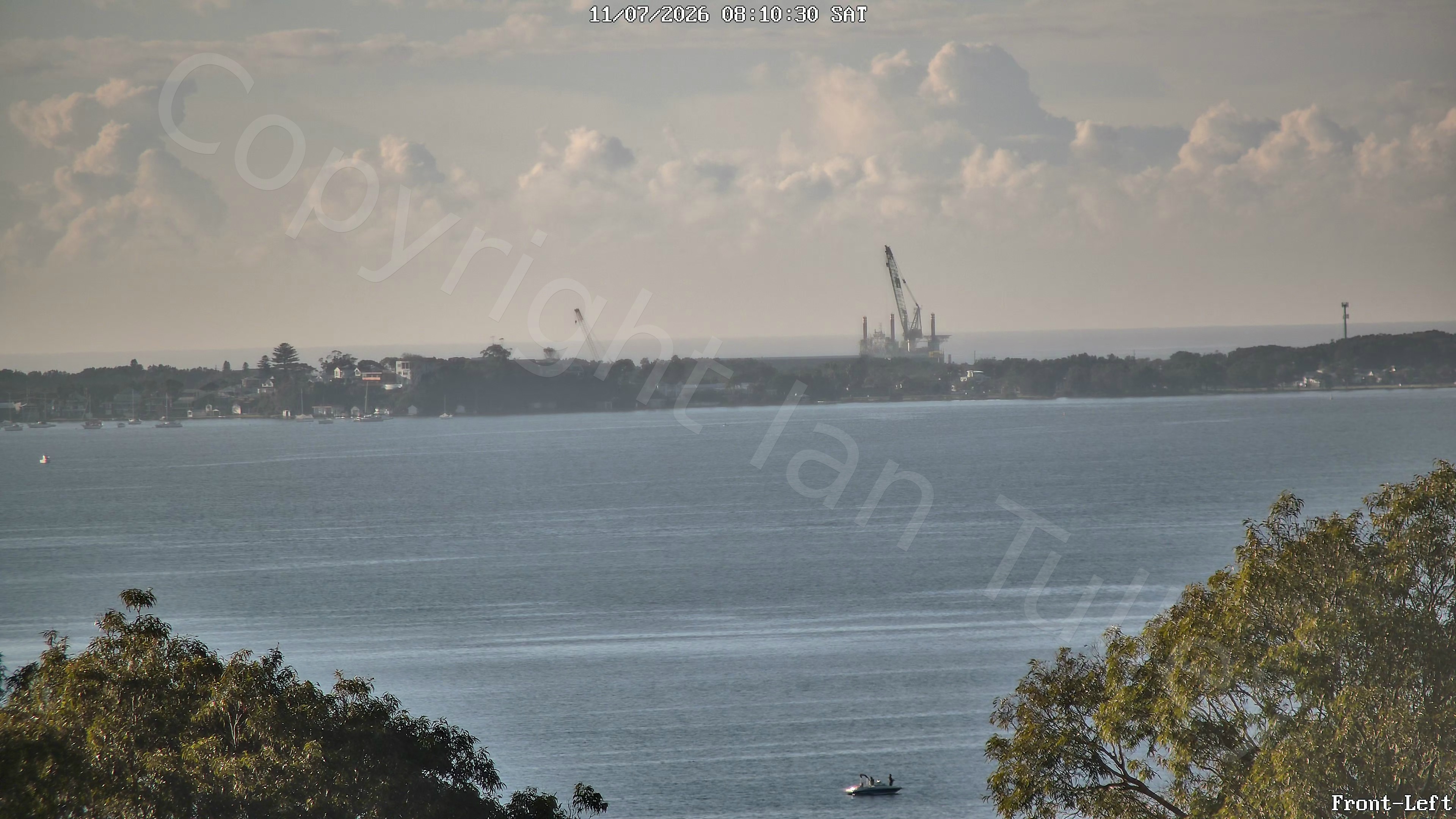 View over Lake Macquarie